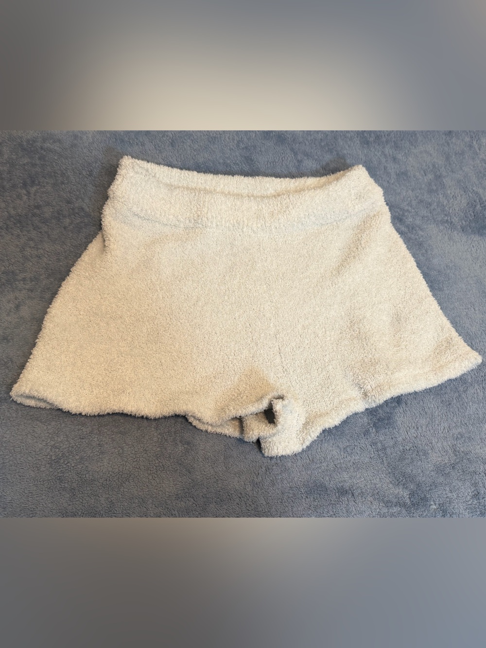 Forever 21 Cream Sherpa Lounge Shorts